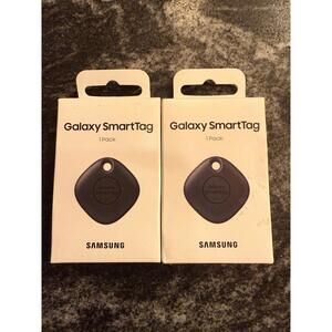 Brand New 2 Pack Samsung Galaxy SmartTag Bluetooth GPS Location Tracker - Black